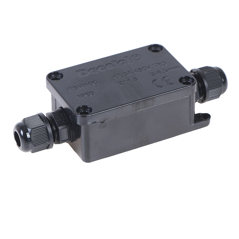 2 ウェイ屋外防水 IP66 電気ケーブルワイヤーコネクタジ - Outdoor Power Outlet Box のレビューと価格
